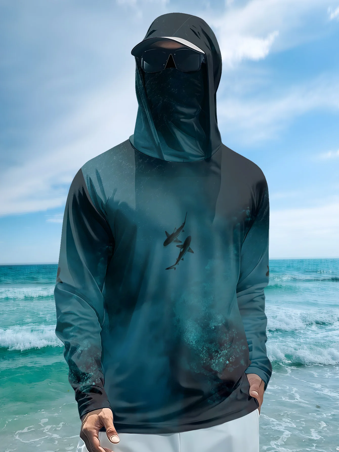 UPF50+ herenhoodie voor vissen - Fishing Mask Sun Protection recensie en prijs