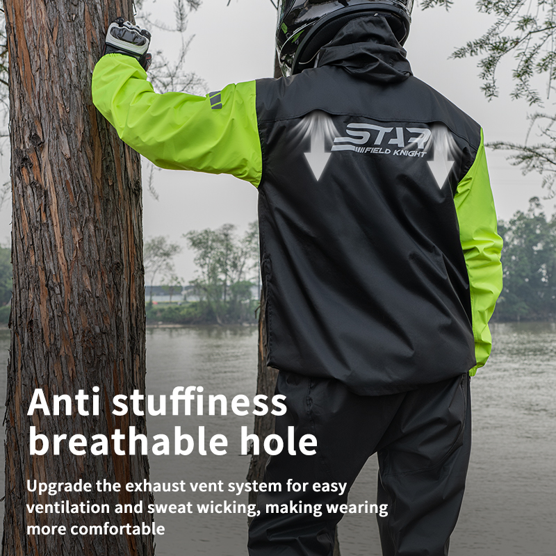 SFK Zwarte Motorrijder Regenja - Fishing Rain Suit recensie en prijs