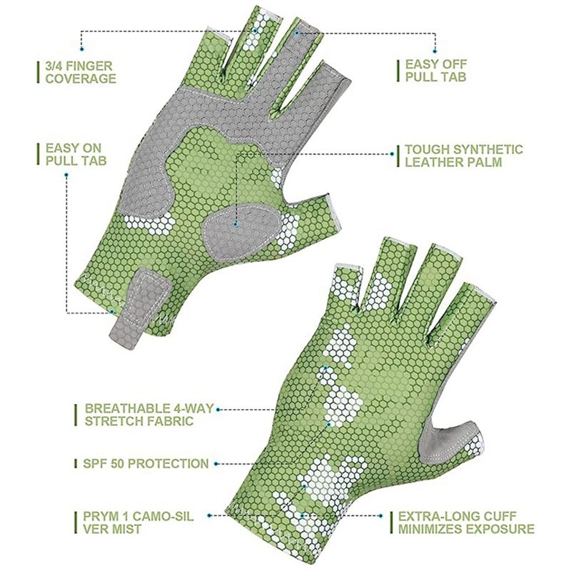 ABJX vishandschoenen met silic - Fishing Gloves recensie en prijs
