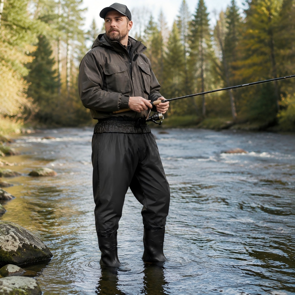 Hoge taille visbroeken voor he - Fishing Pants Waterproof recensie en prijs