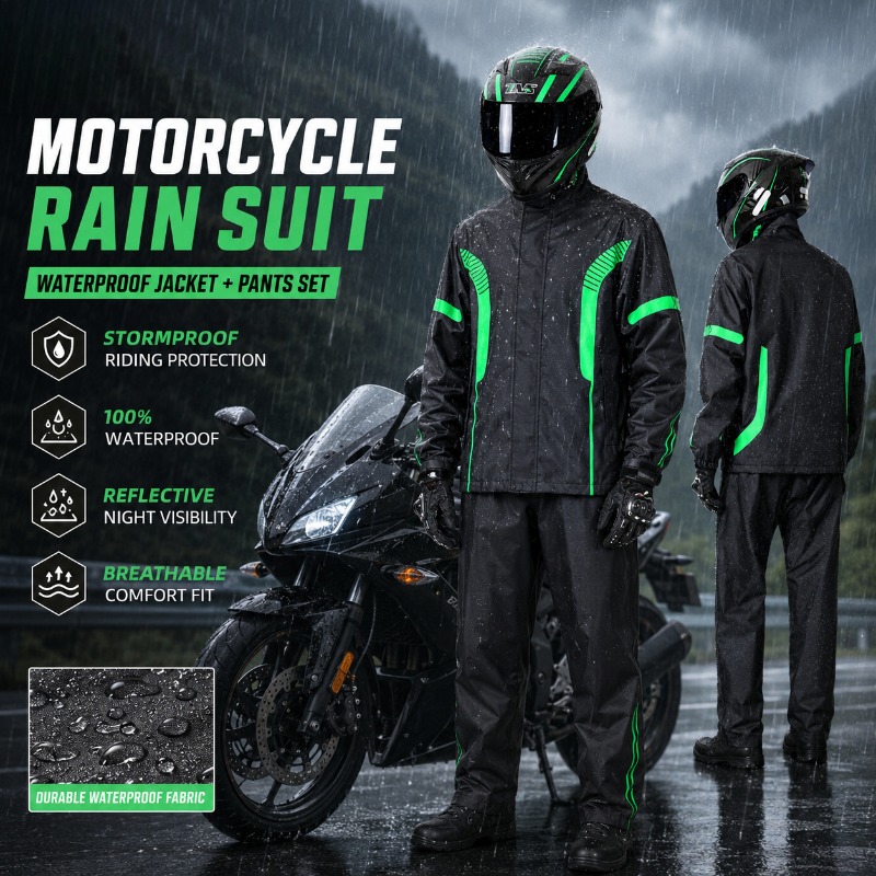 Motorregenpak waterdichte jas  - Fishing Rain Suit recensie en prijs